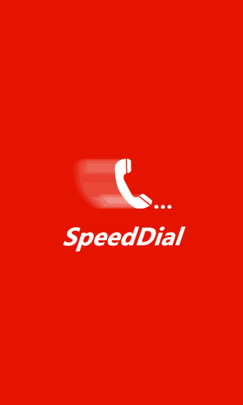 SpeedDial - Splash Screen